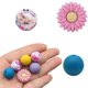 thumbnail image 5 of Daisy Silicone Beads Peach White Daisy Flowers Shape Loose Bead, 5 of 5