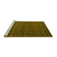 thumbnail image 2 of Ahgly Company Machine Washable Indoor Rectangle Abstract Yellow Modern Area Rugs, 2' x 5', 2 of 4