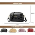 thumbnail image 5 of Crossbody Bags for Women, Small Handbags PU Leather Shoulder Bag Ladies Clutch Purse Quilted Satchels, 5 of 7
