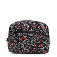 thumbnail image 1 of Bolsa organizadora de maquillaje cosmético Vera Bradley Perennials Noir, 1 of 1