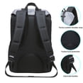 thumbnail image 5 of KAUKKO Laptop Outdoor Backpack, Traveling Rucksack Fits 15.6 Inch Laptop(5-7-Black Grey), 5 of 5