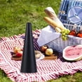 thumbnail image 3 of Repelente de moscas para interiores y exteriores, ventilador portátil de mesa con cuchillas holográficas para Picnic, Patio, fiesta en casa, barbacoa (negro), 3 of 5
