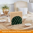 thumbnail image 6 of Yayeee Napkin Holder for Table Kitchen Paper Tissue Organization, Dark Green Plants, 6 of 8