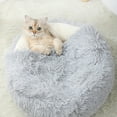 RnemiTeamo Calming Dog Beds and Cat Cave Bed With Hooded Cover