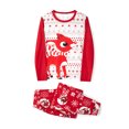 thumbnail image 2 of Meihuid Holiday Family Pajamas Matching Sets Christmas PJs with Mama Bear Printed Romper Plaid Pants Sleepwear, 2 of 10