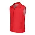 thumbnail image 5 of Hvyesh Men Women Vest Lightweight Zip Up Vest Outerwear Big and Tall Sleeveless Running Casual Hiking Vests, 5 of 9