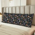 thumbnail image 2 of Balery Mushrooms Funda Protectora para Almohada Corporal de Algodón Hipoalergénico con Cierre(55 x 21 pulgadas), Almohadas No Incluidas, 2 of 7