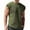 Army Green, variant on Krdevn Men's Breathable Sleeveless T Shirt Tops Slim Summer Round Neck Short Sleeve,4XL