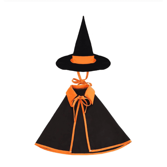  23-Inch Halloween Witch Goose Costume – Soft Cloth Outdoor Decorative Outfit for Lawn, Porch, Garden & Patio Display(M)