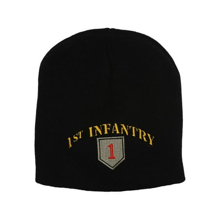 Manchester United Beanie - United States 1st Infantry Black Short Beanie