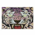 thumbnail image 1 of Tiger Cutting Board, Style Macro Illustration of Strong Jungle Animal Face with Abstract Colors, Decorative Tempered Glass Cutting and Serving Board, in 3 Sizes, by Ambesonne, 1 of 2