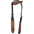 thumbnail image 2 of Horse Western Floral Tooled Show Tack Laced One Ear Bridle 78HR38HA, 2 of 2