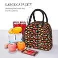 thumbnail image 5 of Rateoe Construction Truck Pattern Lunch Bag Women, Lunch Box, Lunch Bag, Small Leakproof Lunch Tote Large Capacity Reusable Insulated Cooler Lunch Container, 5 of 6