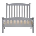 thumbnail image 4 of Hassch Twin Size Bed Frame with Headboard and Footboard, Platform Bed for Bedroom, No Box Spring Needed, Gray, 4 of 7