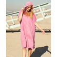 thumbnail image 3 of Surf Poncho Changing Towel with Hood, Quick Dry Microfiber Wetsuit Changing Robe for Surfing Beach Swim Pool Water Sports, Oversized, 3 of 4