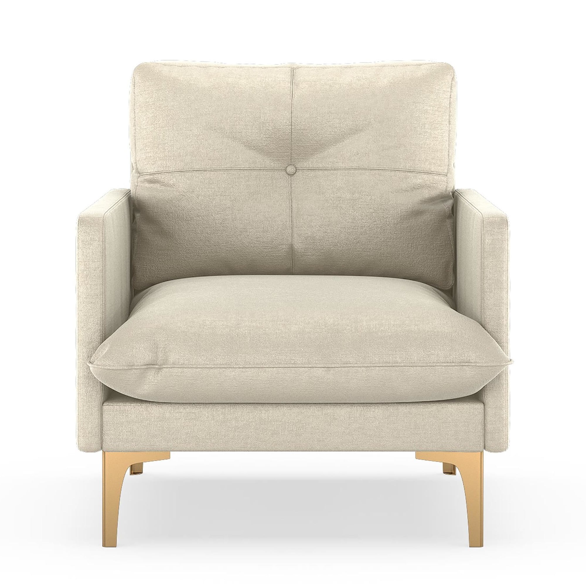 Maddox Armchair Mod Velvet Vanilla