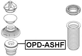 Front Bumper Spring Febest OPD-ASHF Oem 344956 Front Bumper Spring Febest OPD-ASHF Oem 344956