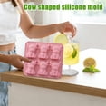 thumbnail image 6 of Mini Highland Cow Ice Mold, Highland Cow Silicone Mould– Cute 3D Ice for Drinks, Cocktails & Parties, Gifts for Animal Lovers & Entertaining Mini Highland Cow Ice Mold-Pink-1pc-A3, 6 of 7
