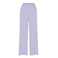 thumbnail image 6 of Miluxas Summer Jumpsuits for Women Dressy Casual Sleeveless One Piece Outfits High Waisted Wide Leg Pant Long Rompers Purple S(S), 6 of 9