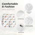 thumbnail image 4 of Gukieu winter Snowflake Dachshund Print Women's Sports Shorts with Drawstring Elastic Waistband for Running, Yoga, Fitness-X-Large, 4 of 7