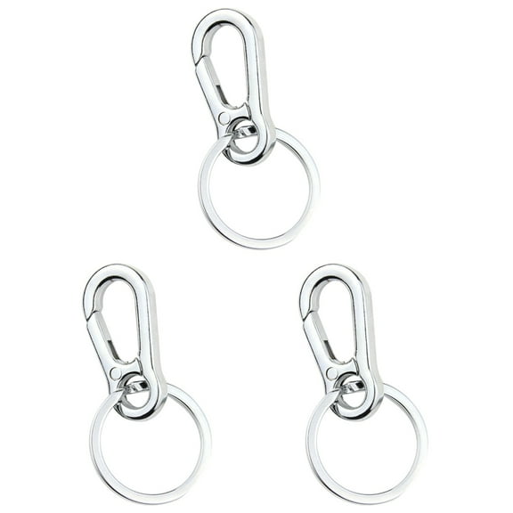 3 Pcs Key Rings Gadgets for Men Car Keychain Keyring Metal Detachable