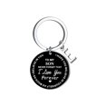 thumbnail image 2 of Creative DIY To My SON Black Stainless Steel Last Name 26 Letter Keychain 2.5cm, 2 of 8