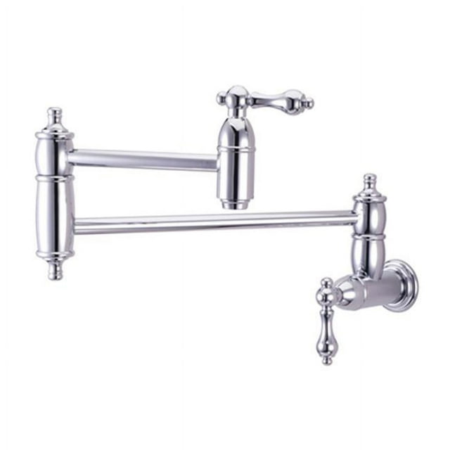 Kingston Brass Ks3101Al Restoration Pot Filler - Polished Chrome Finish