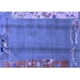 thumbnail image 1 of Ahgly Company Indoor Rectangle Abstract Blue Modern Area Rugs, 2' x 5', 1 of 4
