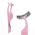 thumbnail image 2 of Pince à Cils Professionnelle Outil d'Application de Faux Cils Clip en Acier Inoxydable - Champagne Violet, 2 of 6