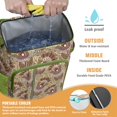 thumbnail image 3 of Colorful Paisley Pattern Insulated Backpack Cooler, Waterproof & Leak Proof, High-Performance Insulation, Perfect for Travel, Camping, and Outdoor Activities, 3 of 4