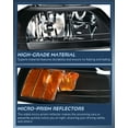 thumbnail image 6 of Nilight Headlight Assembly for 1999 2000 2001 2002 2003 2004 Ford Mustang Headlamps Replacement Black Housing Amber Reflector Driver and Passenger Side, 2 Years Warranty, 6 of 8