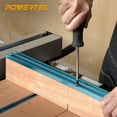 thumbnail image 5 of POWERTEC 36-Inch Double T Track Kit for Woodworking, Right to Left Adhesive Tape Measure and T-Track Plastic Insert (71697), 5 of 6