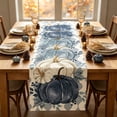 thumbnail image 2 of SLYNSHome Thanksgiving Pumpkin Table Runner, Fall Botanical Print Table Flag, Harvest Holiday Tablecloth for Dining Room Kitchen Home Party Decor, 2 of 6