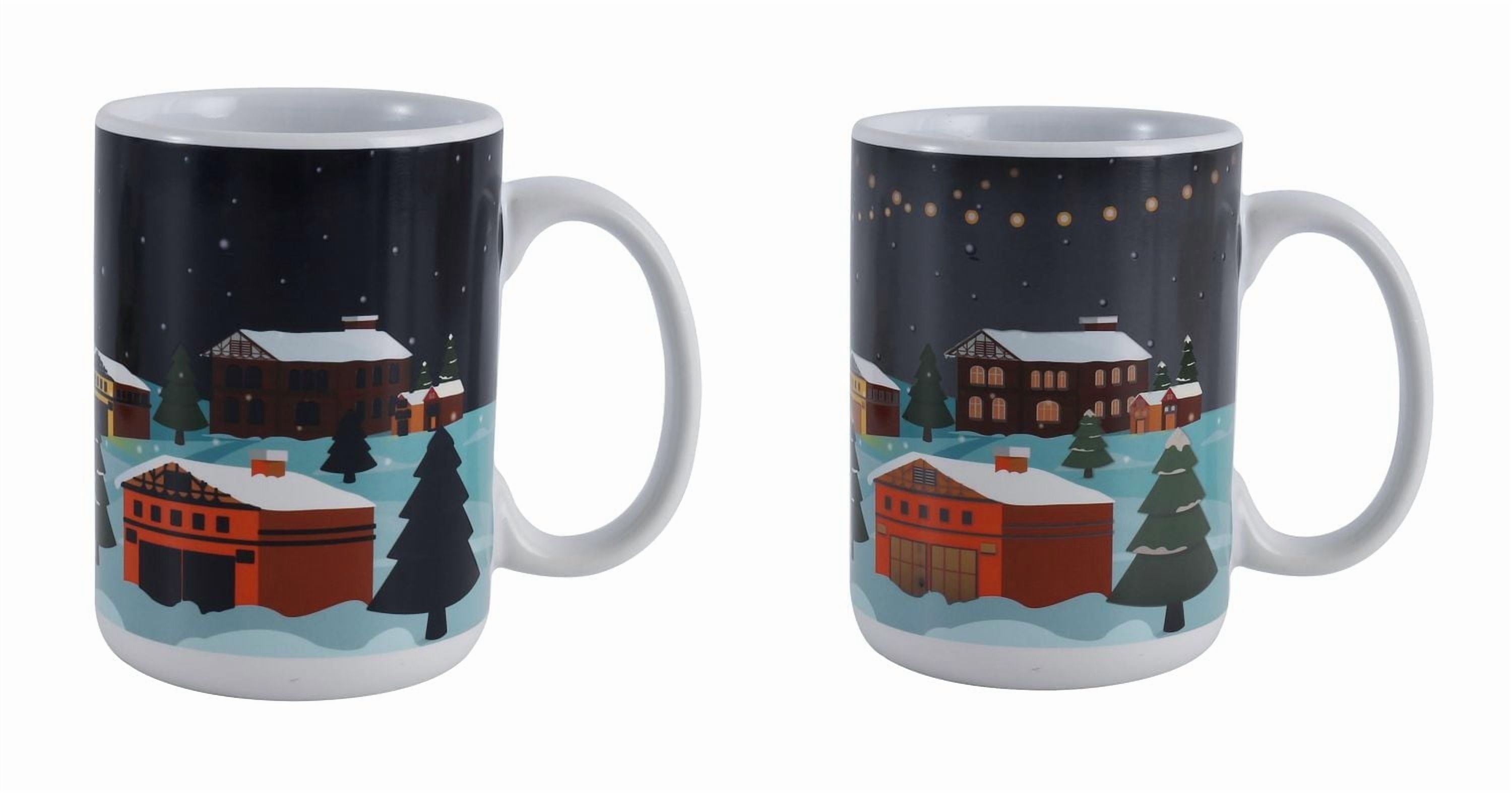 15OZ HEAT ACTIVE MUG - SANTA'S VILLAGE