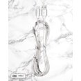 thumbnail image 3 of Liquipel Type C Marble Cable - White/Silver, 3 of 7