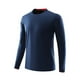 thumbnail image 1 of Blusas y camisas de manga larga y cuello redondo para hombre, informales, a la moda, de color liso, para correr, transpirables, para fitness, de manga larga y cuello redondo, para ejercicio, de poliés, 1 of 5
