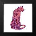 thumbnail image 2 of Scarvey, Emma 20x20 Black Modern Framed Museum Art Print Titled - Bright Leopard II, 2 of 5