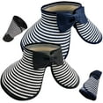 thumbnail image 1 of Sombreros de paja de ala ancha con visera para mujer (paquete de 2), sombrero de playa con protección solar UV de verano plegable/empacable - Ajustable Zhivalor YZY209-2, 1 of 7