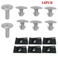 thumbnail image 4 of facefd Engine Access Cover Lower Pin Screws Auto Replaceable Parts Fixed Bolts Kit Attachment Replacement for Civic 2017 2018 2019 2020, 4 of 8