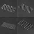 thumbnail image 4 of Rejilla De Plástico Transparente 4 Uds molde de impresión de pasteles Fondant sin decoloración Impress Mat reutilizable para hornear en la cocina, 4 of 9