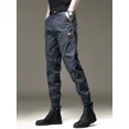 thumbnail image 3 of Pantalones cargo para hombre, pantalones negros para hombre, ajustados, para trabajo, de algodón, de color gris, para otoño, nuevos, de lujo, baratos, con venta al por mayor, tallas grandes, para call, 3 of 4