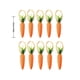 thumbnail image 3 of .95 Inch Easter Carrot Hanging Ornaments Artificial Easter Foam Glitter Carrots 10pcs, 3 of 8
