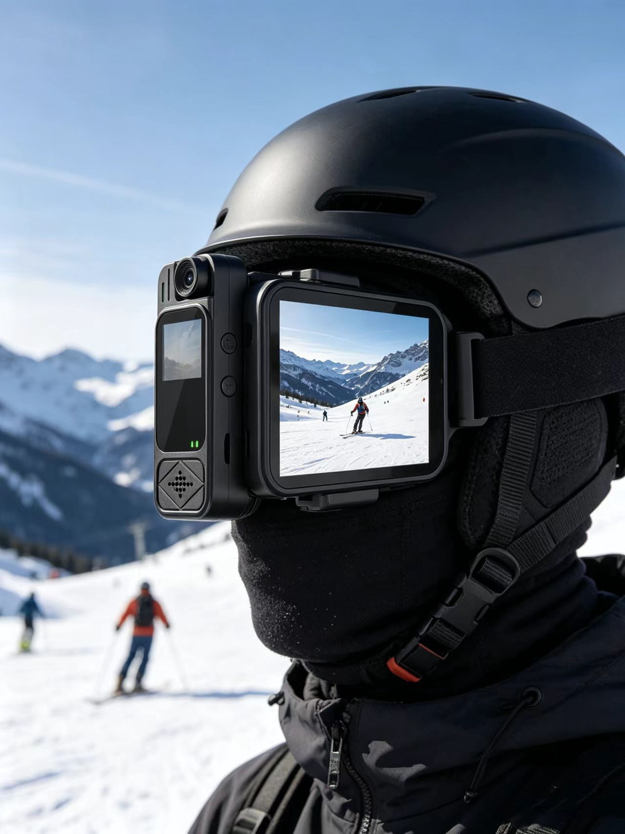 Wearable Body Camera with Screen Y9, Clip On Camcorder HD Infrared Night Vision, Portable Handheld Video Recorder, Outdoor Sports Vlog Camera, Perfect for Patrol Security Teaching Evidence