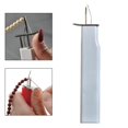 thumbnail image 3 of Abbracc Professional Bead Knotting Tool, Jewelry Making Tool Create Secure Knots DIY Crafting Knot Tool Handheld Bead Knotter for Stringing Pearls , White, 3 of 9