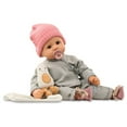 thumbnail image 2 of Gotz Cookie 19" Soft Baby Doll in Grey Outfit with Blue Sleeping Eyes - Can Wear Newborn Clothing, 2 of 7