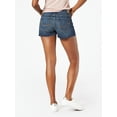 thumbnail image 3 of Signature by Levi Strauss & Co. Women's Modern Mid Rise Seamed Shorts, 3 of 4