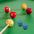 thumbnail image 6 of 2x Billiard Chalk Gifts Supplies Pool Cue Tip Tools Snooker Round Cue Chalk, 6 of 8
