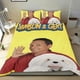 thumbnail image 1 of Samson y Gert Conjunto de sábanas temático, trío de piezas, cómodo y amigable con la piel, diseño único, regalo de decoración para el hogar para familiares, amigos y fans, 90 cm * 190 cm, 1 of 6