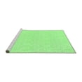 thumbnail image 2 of Ahgly Company Machine Washable Indoor Square Solid Green Modern Area Rugs, 3' Square, 2 of 4