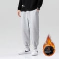 thumbnail image 5 of Pantalones de cachemira para hombre, pantalones casuales de punta gris de talla grande, versión coreana de otoño e invierno para hombre, 5 of 5